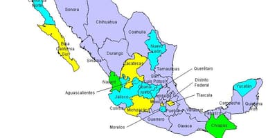 नक्शे के Mexicos अमेरिका