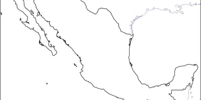 रूपरेखा मानचित्र के मेक्सिको